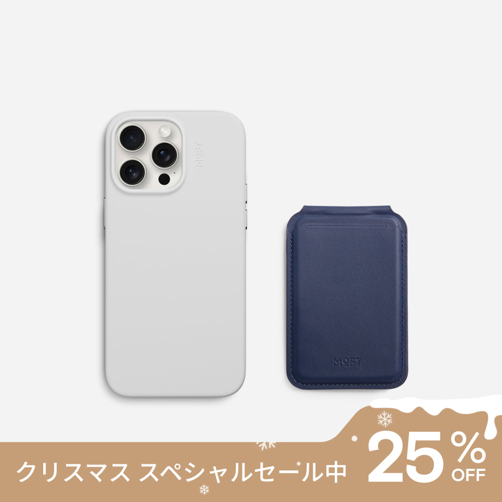 フラッシュウォレットMOVAS™レザーセット （iPhone 14 Proシリーズ対応）