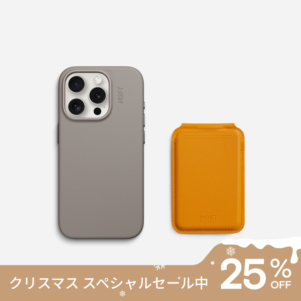 フラッシュウォレットMOVAS™レザーセット （iPhone 15シリーズ対応）